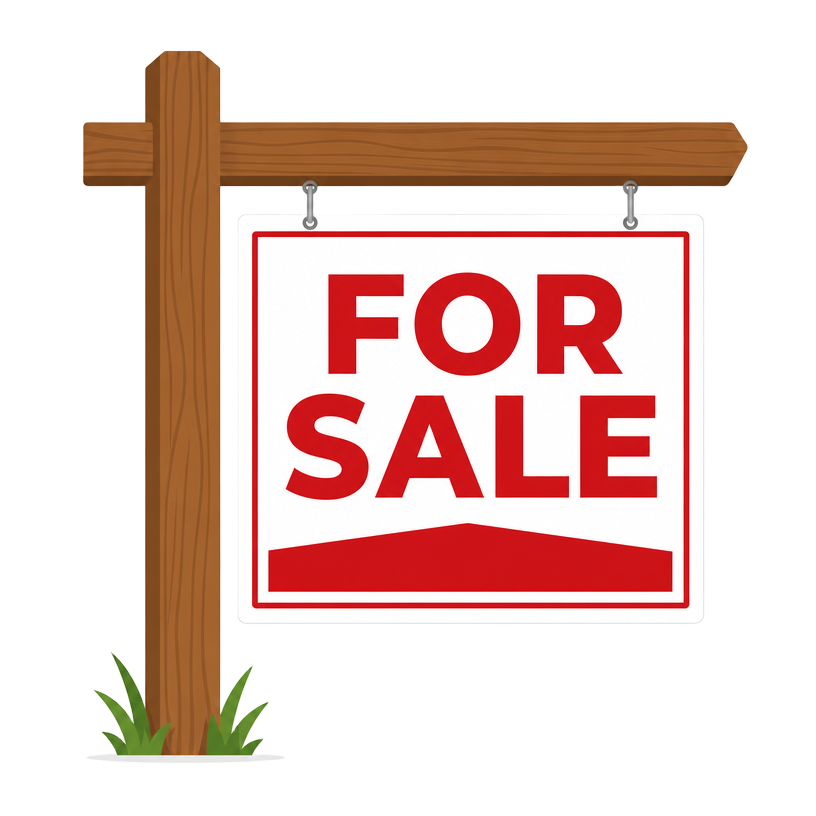 Real Estate For Sale sign